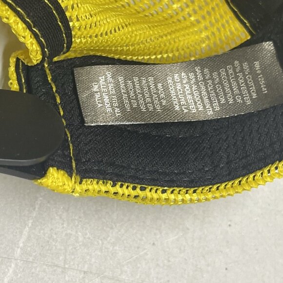 John Deere Black and Yellow Mesh Hat Cap SnapBack - Picture 7 of 9